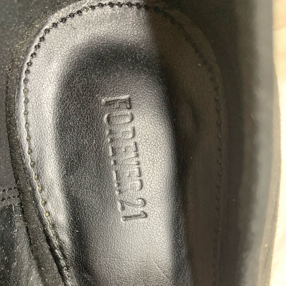 Forever 21 | Black Suede Stilettos, Sz 7.5 - Picture 5 of 9